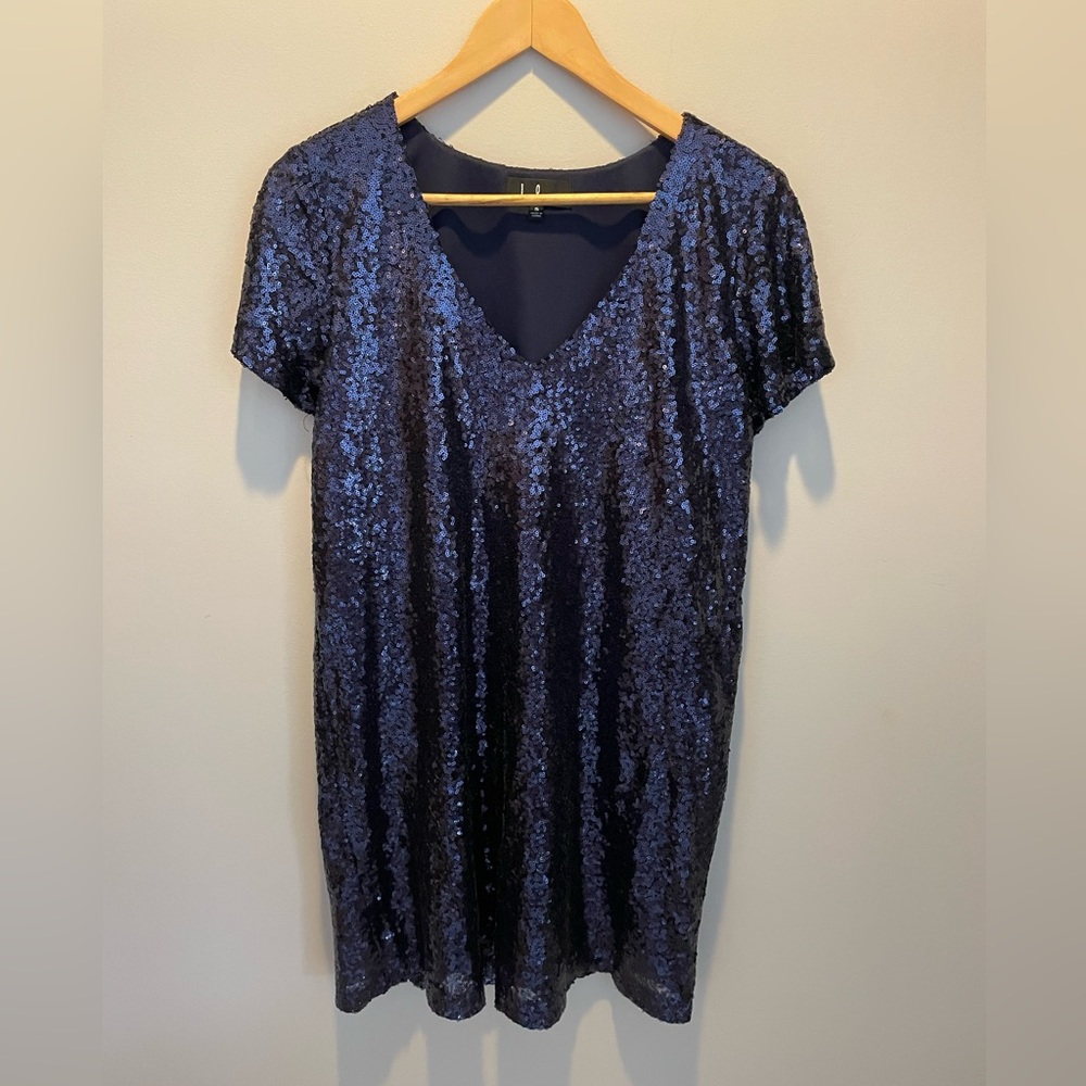Sparkly blue dress